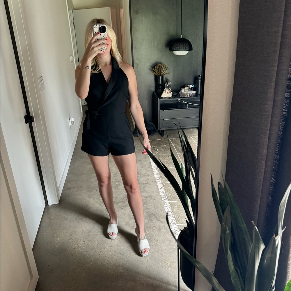 Tuxedo romper
